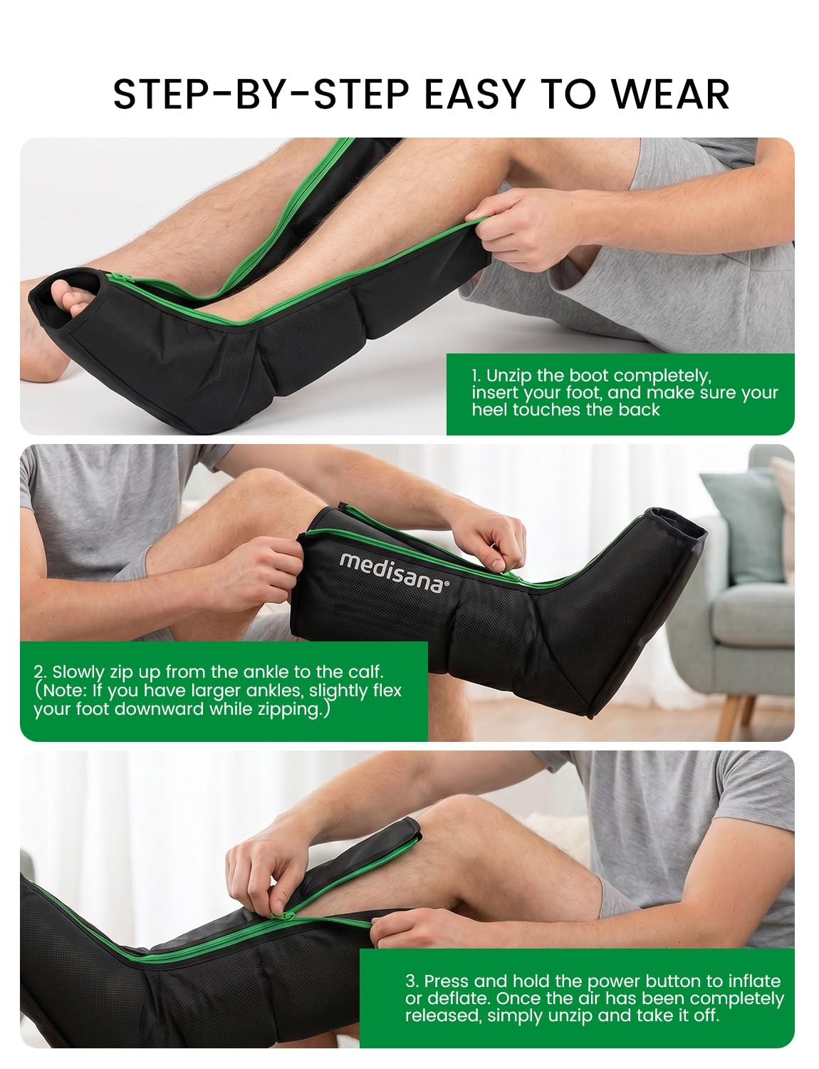 Leg Compression Massager with Heat X117664