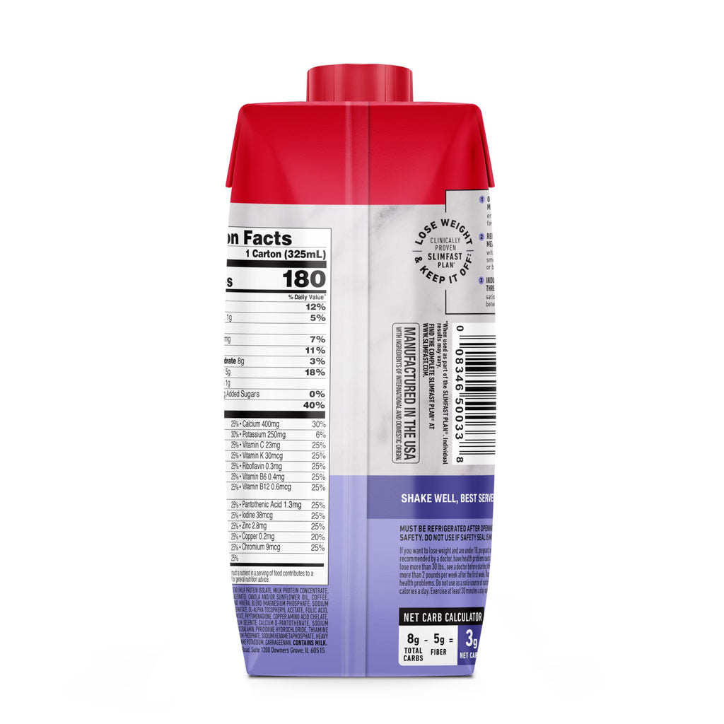 Caramel Macchiato 20g Protein Meal Replacement Shake 12 Count B9326