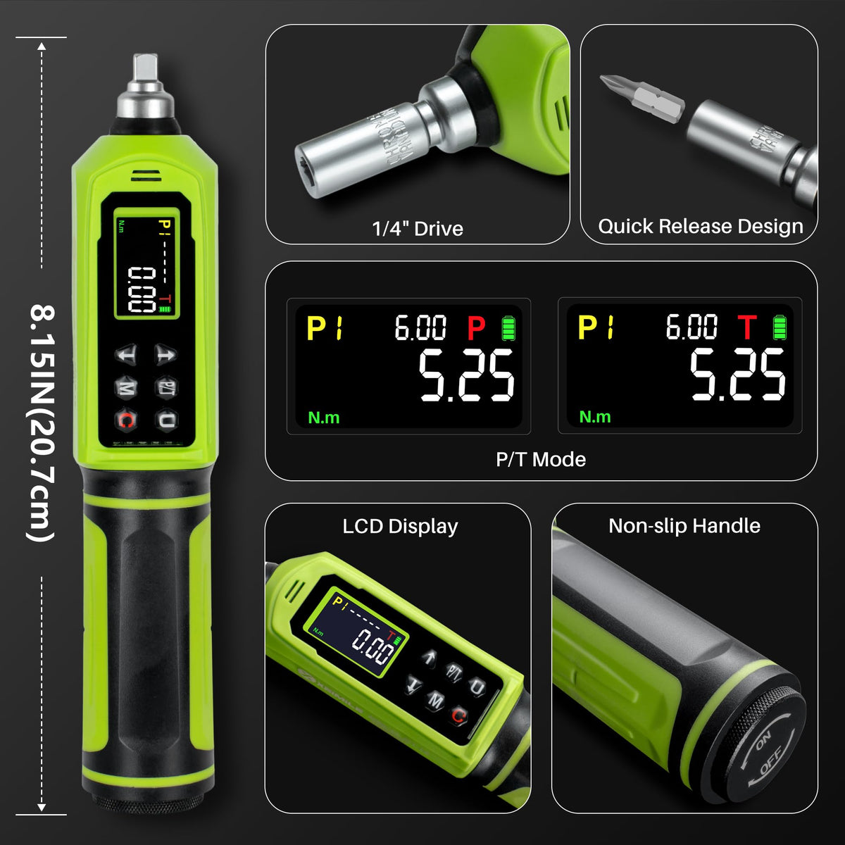 1/4" Drive Digital Torque Screwdriver J87572