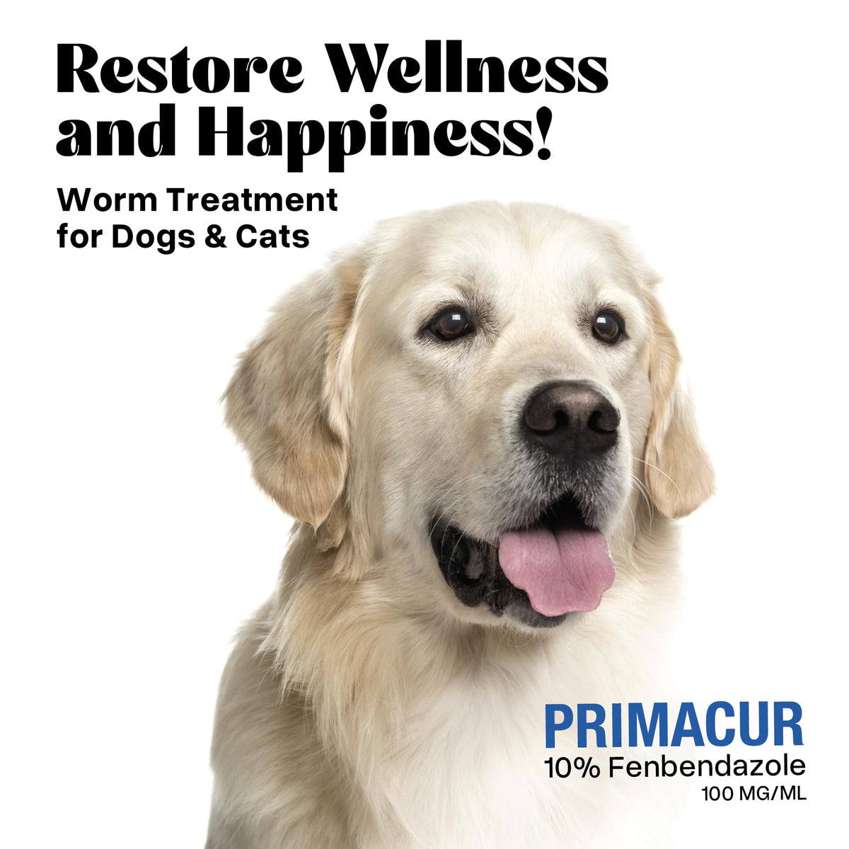 Broad-Spectrum Oral Suspension 10% for Dogs and Cats 120ML/4.1oz Bacon Flavor U26624