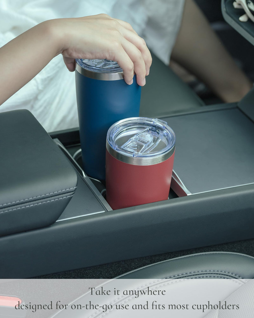 20oz Stainless Steel Insulated Travel Coffee Tumbler with Straw G212
