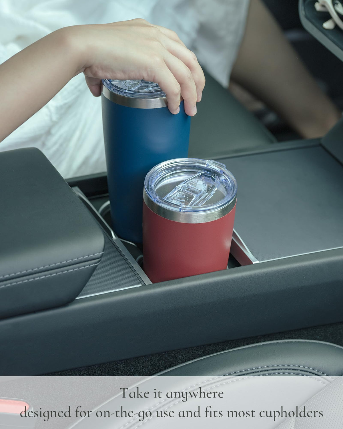 20oz Stainless Steel Insulated Travel Coffee Tumbler with Straw G212