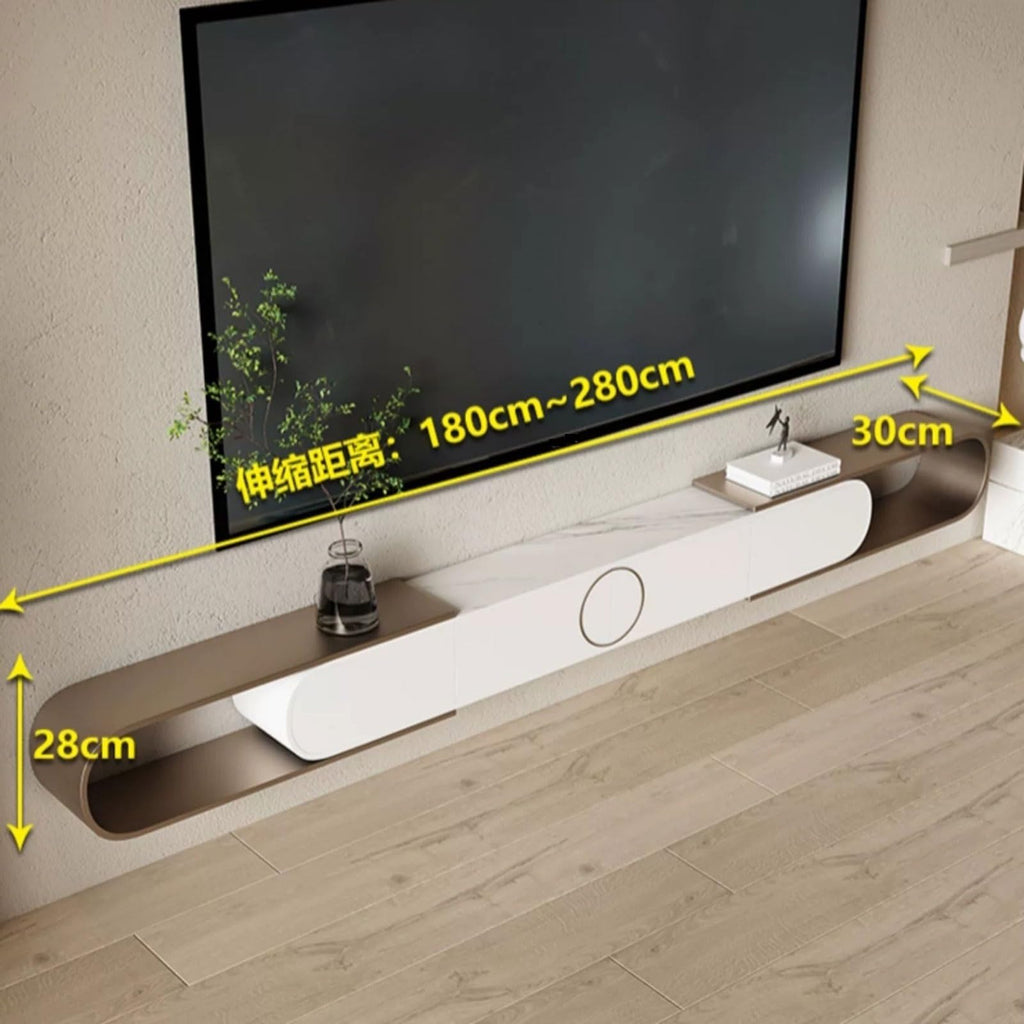 Expandable Wall Mounted TV Stand with Storage P7548