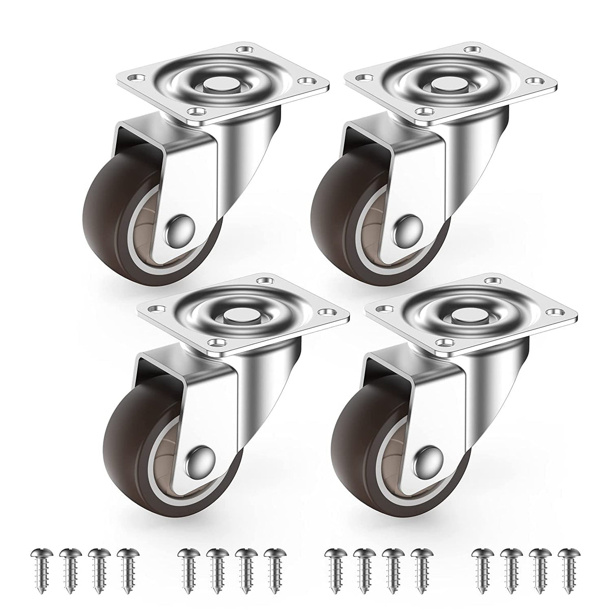 1inch Small Caster Wheels Set of 4 X79791
