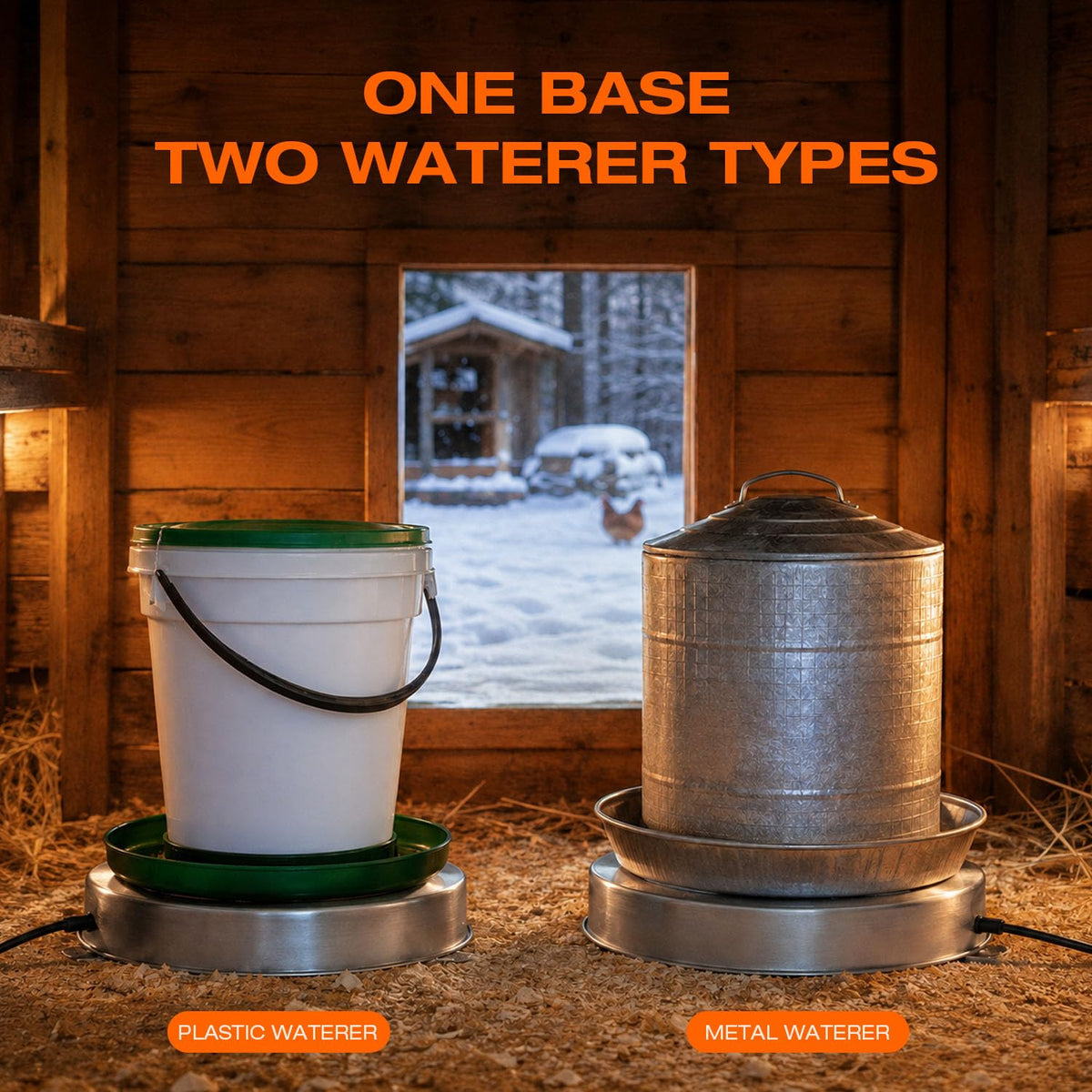 Heated Chicken Waterer 13 Inches T974