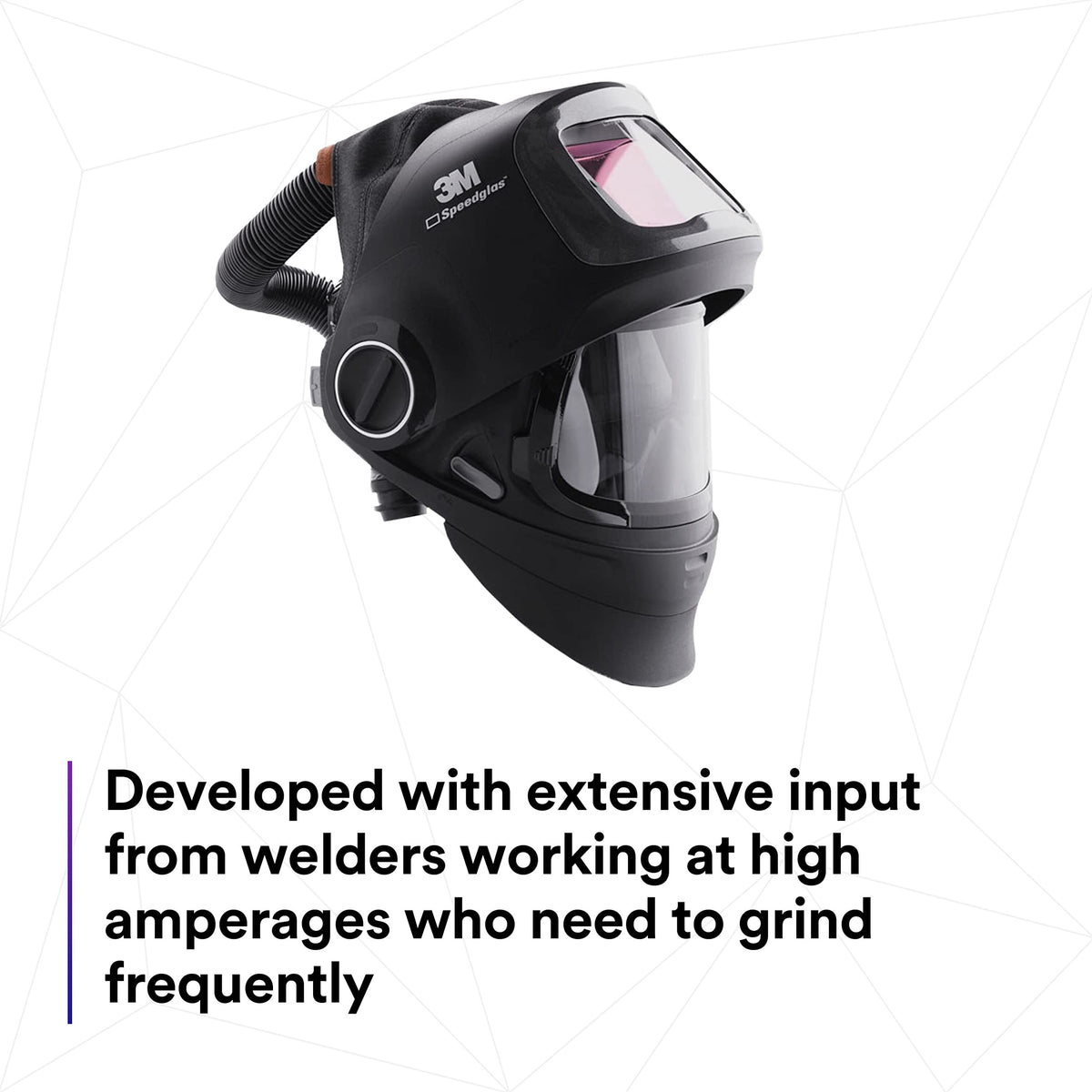 Heavy-Duty Welding Helmet with PAPR Assembly G4336