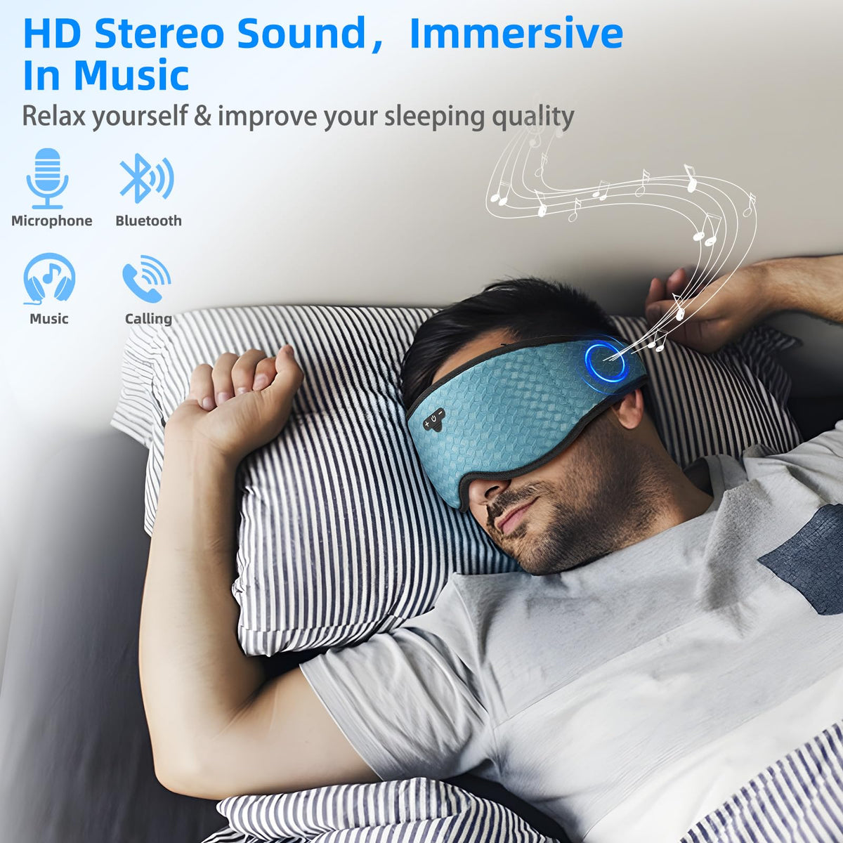 Adjustable Bluetooth 3D Sleep Mask D217994