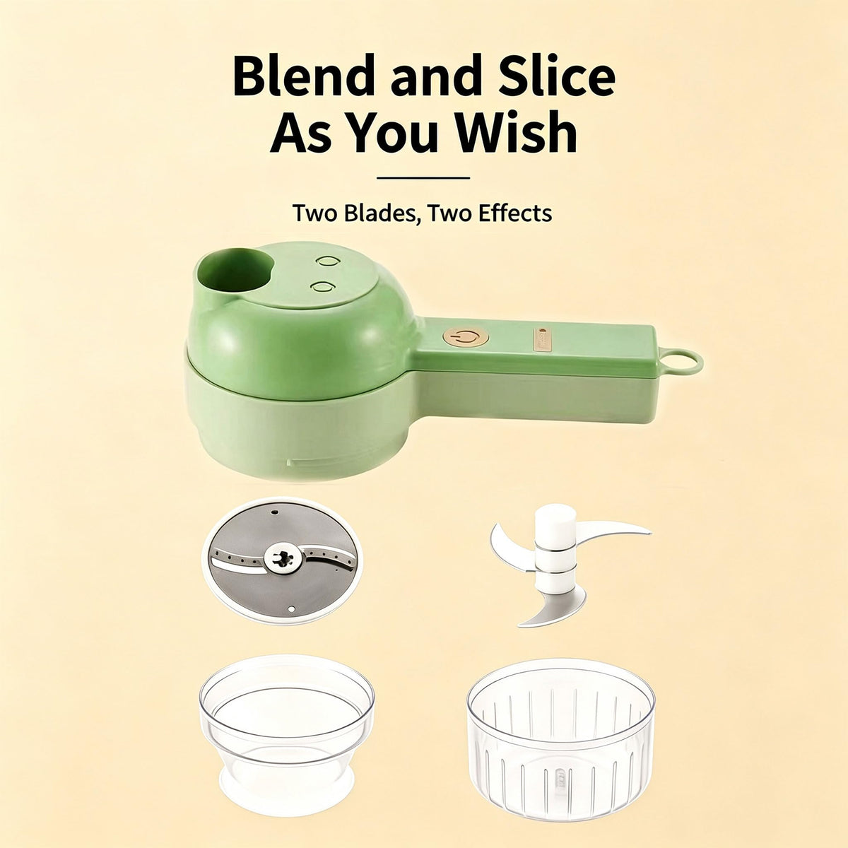 5-in-1 Electric Food Chopper and Slicer B719
