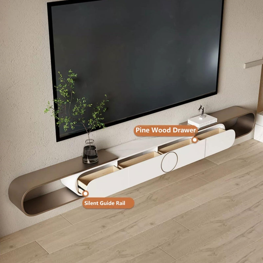 Expandable Wall Mounted TV Stand with Storage P7548