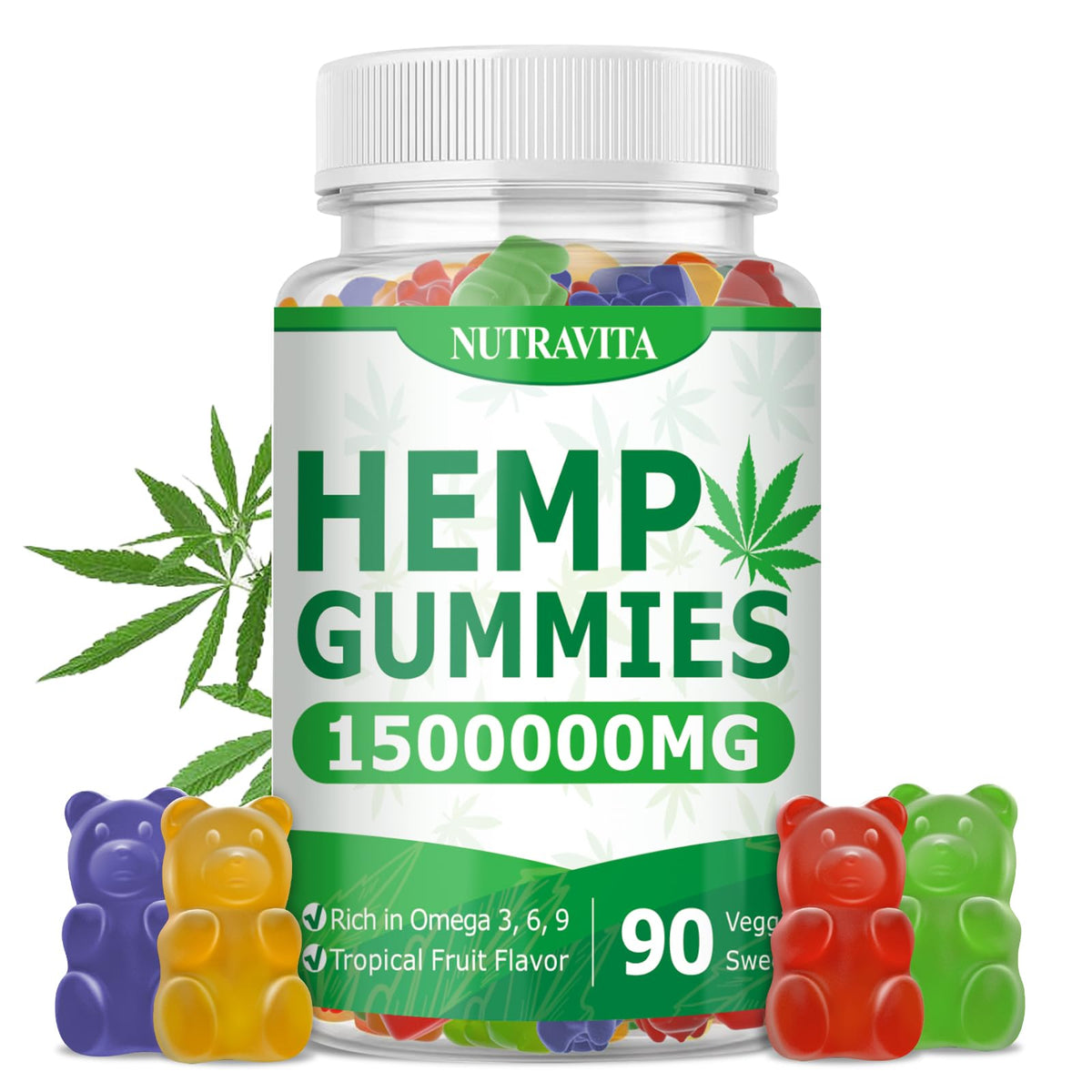 Hemp Gummies 90 Gummies V25839