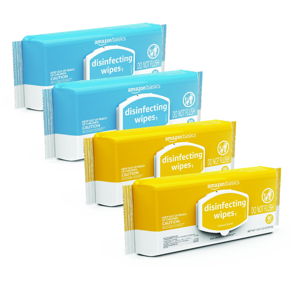 Lemon & Fresh Air Scent Multi-Surface Disinfecting Wipes 320 Count G597297