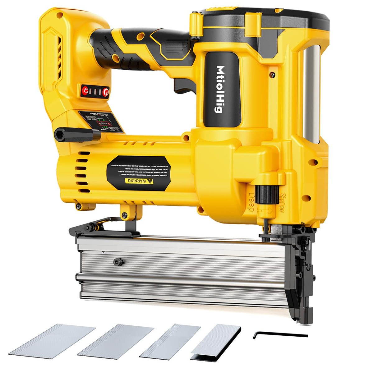 Cordless 2Inch Brad Nailer, 2-in-1 Staple Gun, 18 Gauge Battery Powered S317