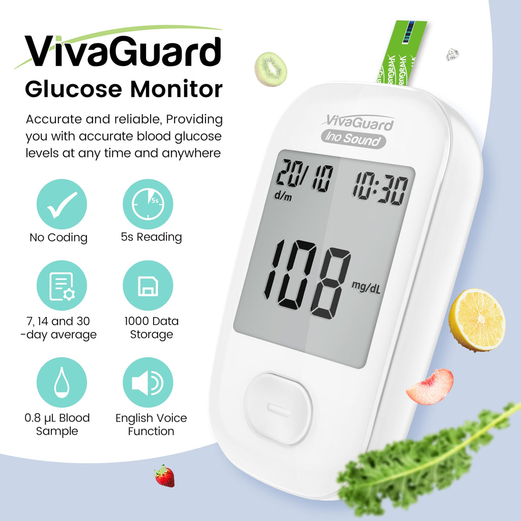 Talking Blood Glucose Monitor Kit F1296