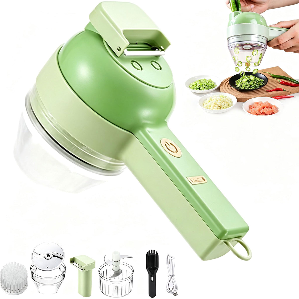 5-in-1 Electric Food Chopper and Slicer B719