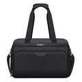 Black Expandable Carry-On Luggage Duffel Bag with Adjustable Strap K91296