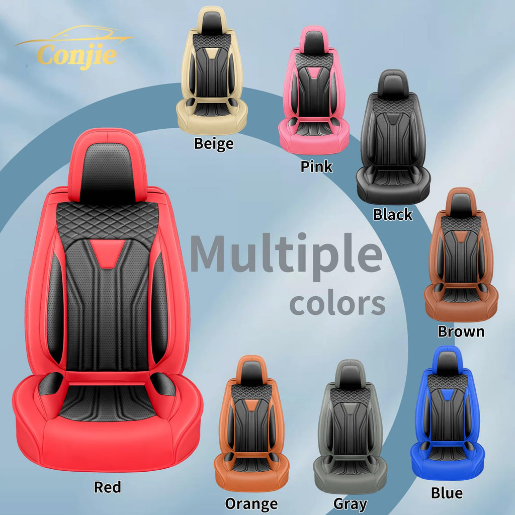 Red & Black Car Seat Covers F103