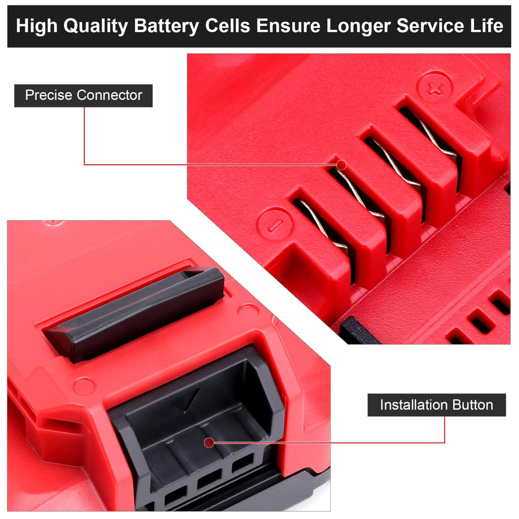 2 Pack 20V Max 3.0Ah Lithium Battery R5616