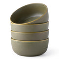 Stoneware Cereal Bowls Set of 4, 26oz Ceramic Bowls O915786