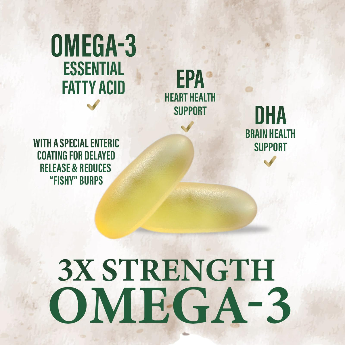 2400mg Omega 3 Fish Oil Softgels Q6236
