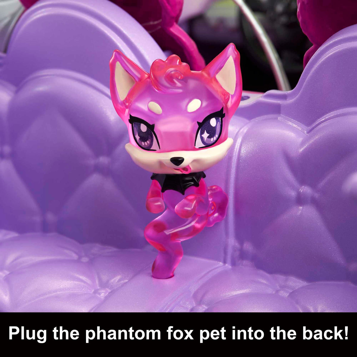 Purple Convertible Toy Car with Spiderweb Details K933