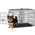 24" Foldable Metal Dog Crate E294789
