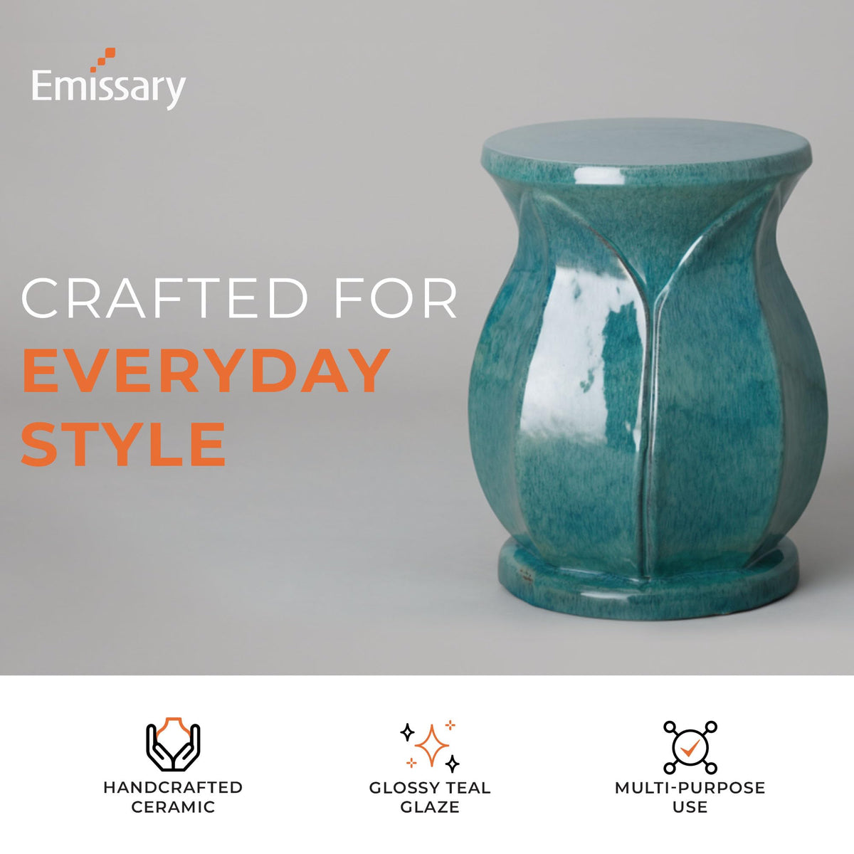 Teal Stool L48679