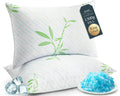 King Size Set of 2 Cooling Hybrid Bed Pillows K8929