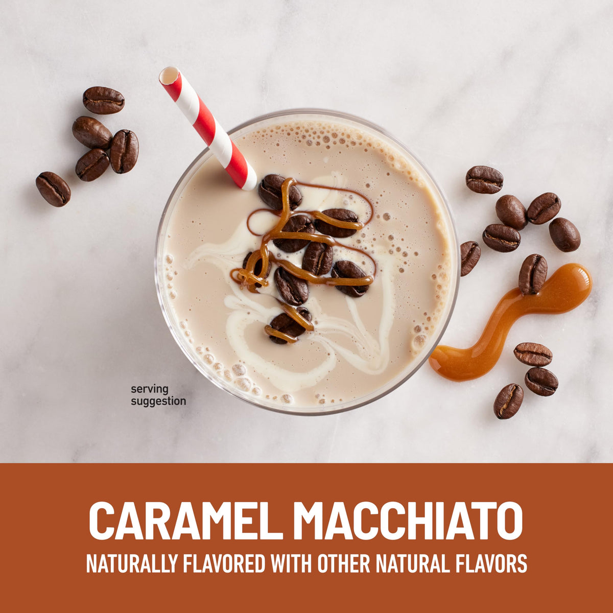 Caramel Macchiato 20g Protein Meal Replacement Shake 12 Count B9326
