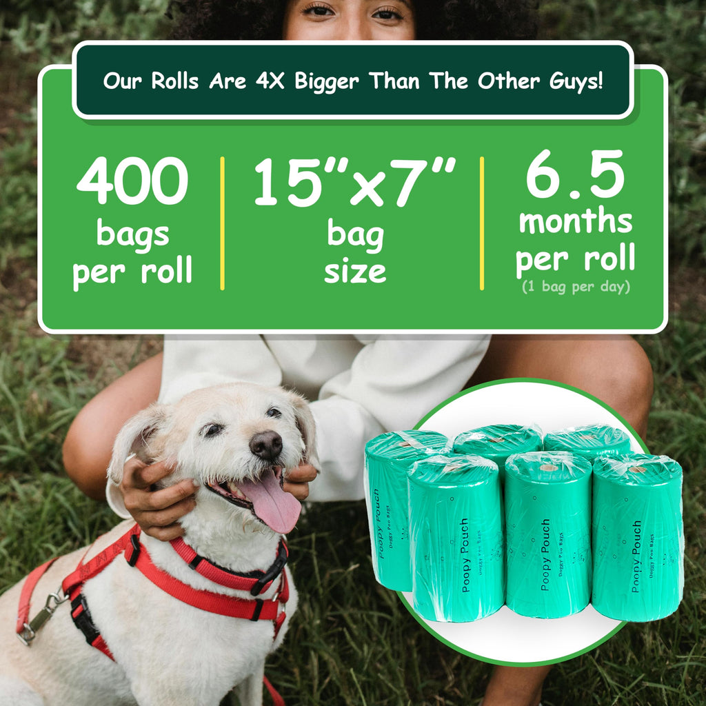Lemon-Scented Pet Waste Bags with Handles 2400pcs P134008