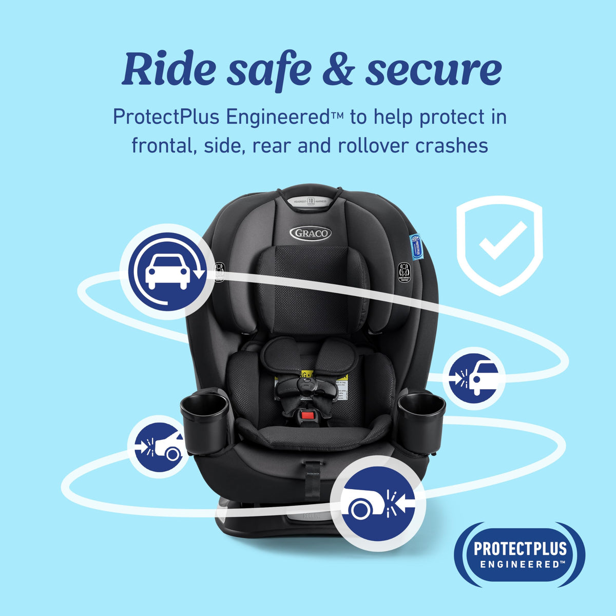 3-in-1 Convertible Car Seat Y311254