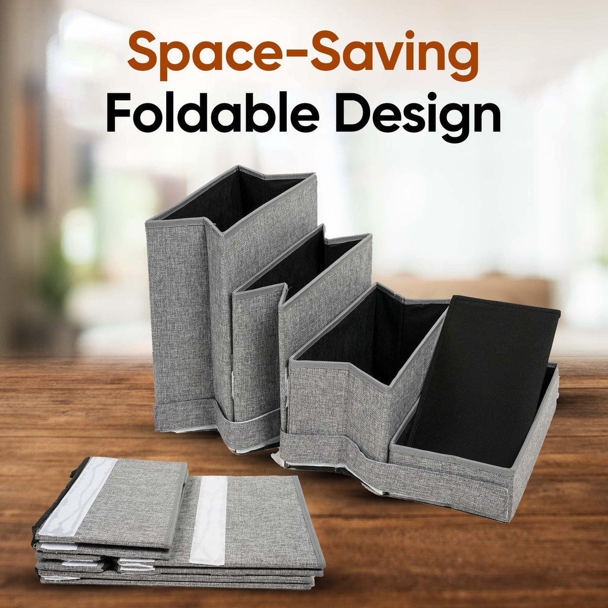 Foldable Pet Stairs with Storage D9572