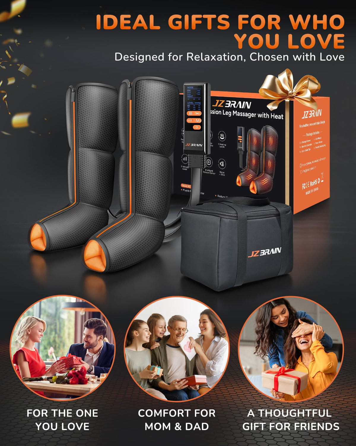 Leg Compression Massager with Heat P6039