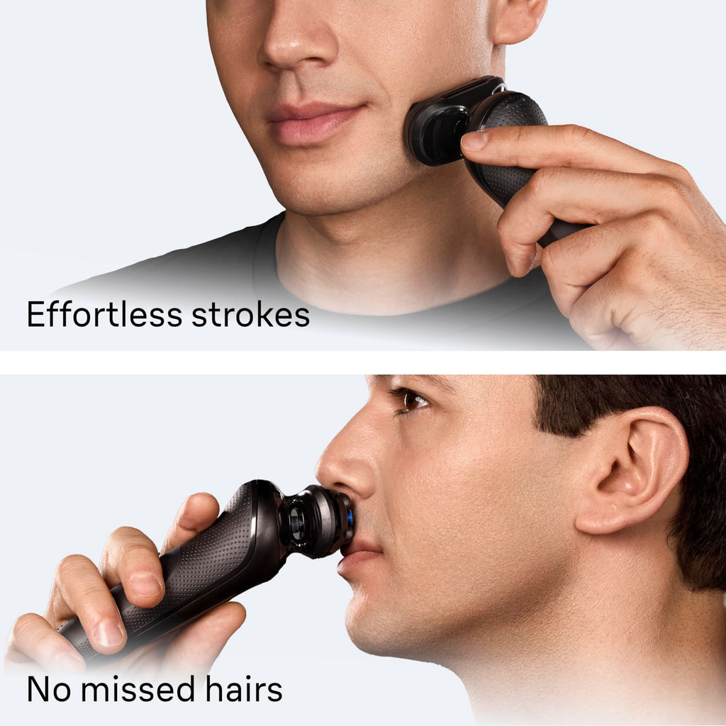 Black Wet & Dry Electric Shaver with Trimmer A533
