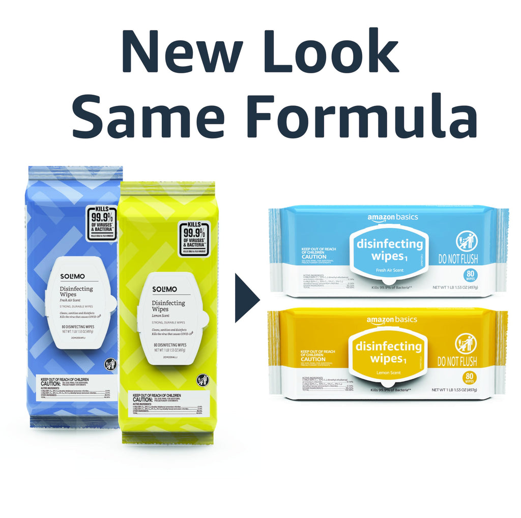 Lemon & Fresh Air Scent Multi-Surface Disinfecting Wipes 320 Count G597297