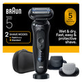 Black Wet & Dry Electric Shaver with Trimmer A533