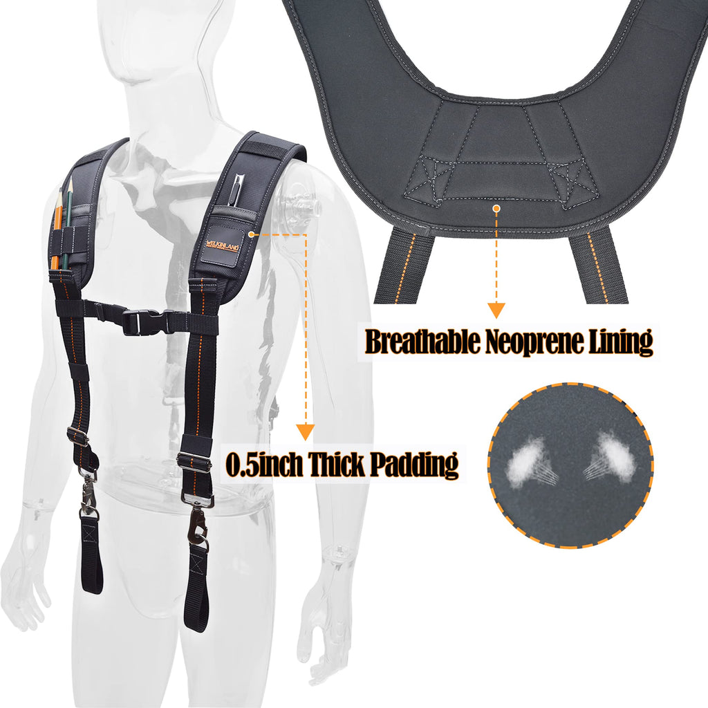 Padded Tool Belt Suspenders B147202