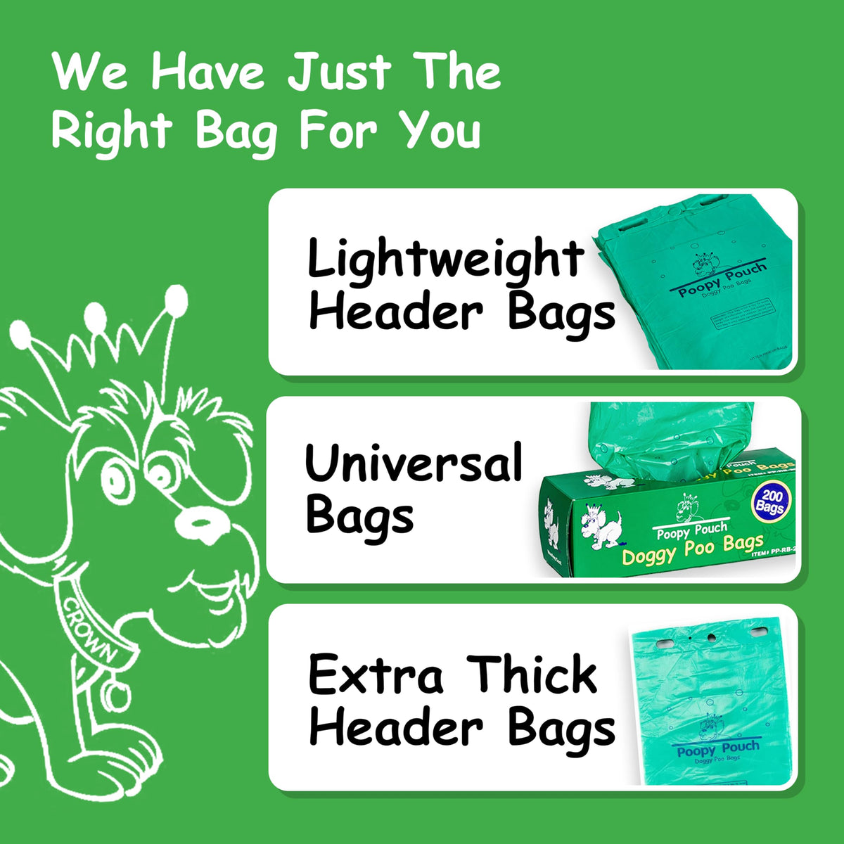 Lemon-Scented Pet Waste Bags with Handles 2400pcs P134008