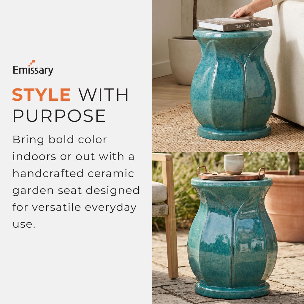 Teal Stool L48679