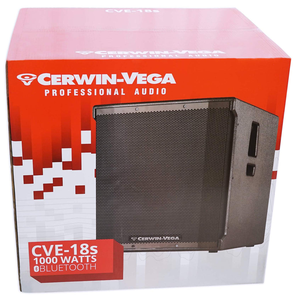 18" 1000 Watt Powered Subwoofer with Bluetooth K527492