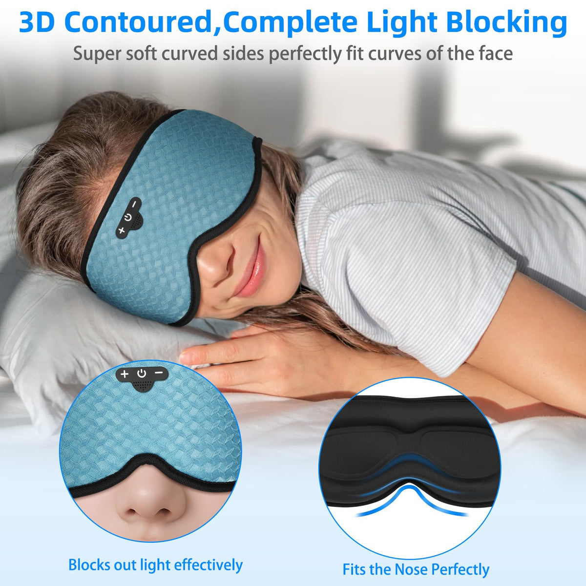 Adjustable Bluetooth 3D Sleep Mask D217994