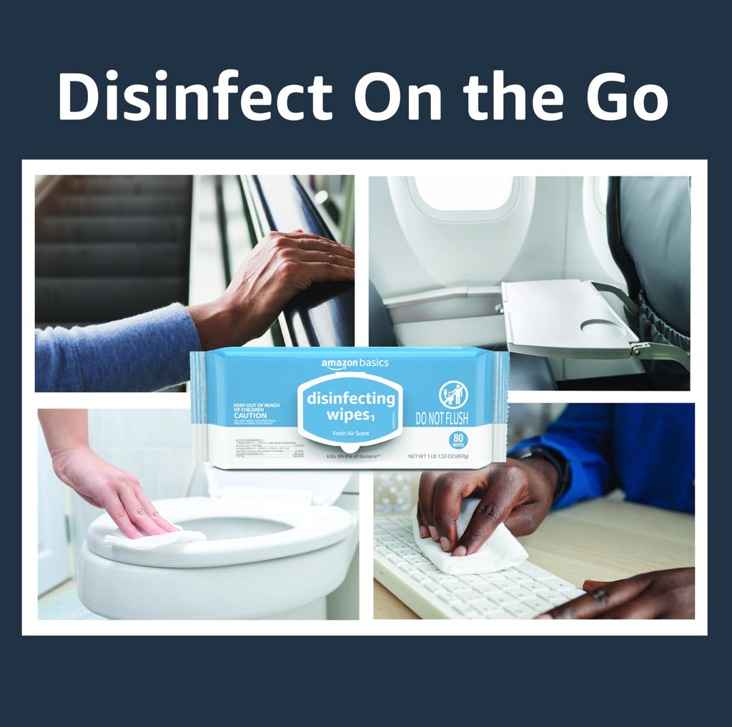 Lemon & Fresh Air Scent Multi-Surface Disinfecting Wipes 320 Count G597297