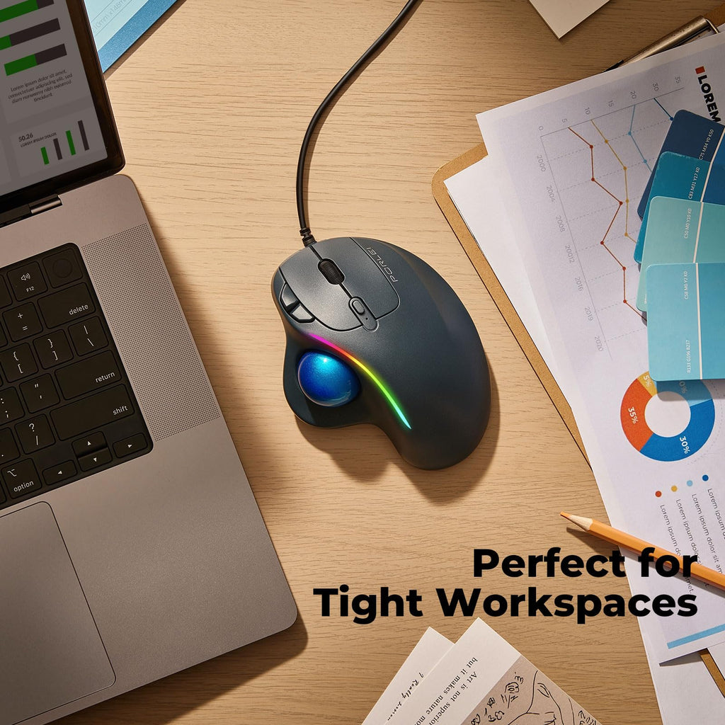 Ergonomic Trackball Mouse D3392