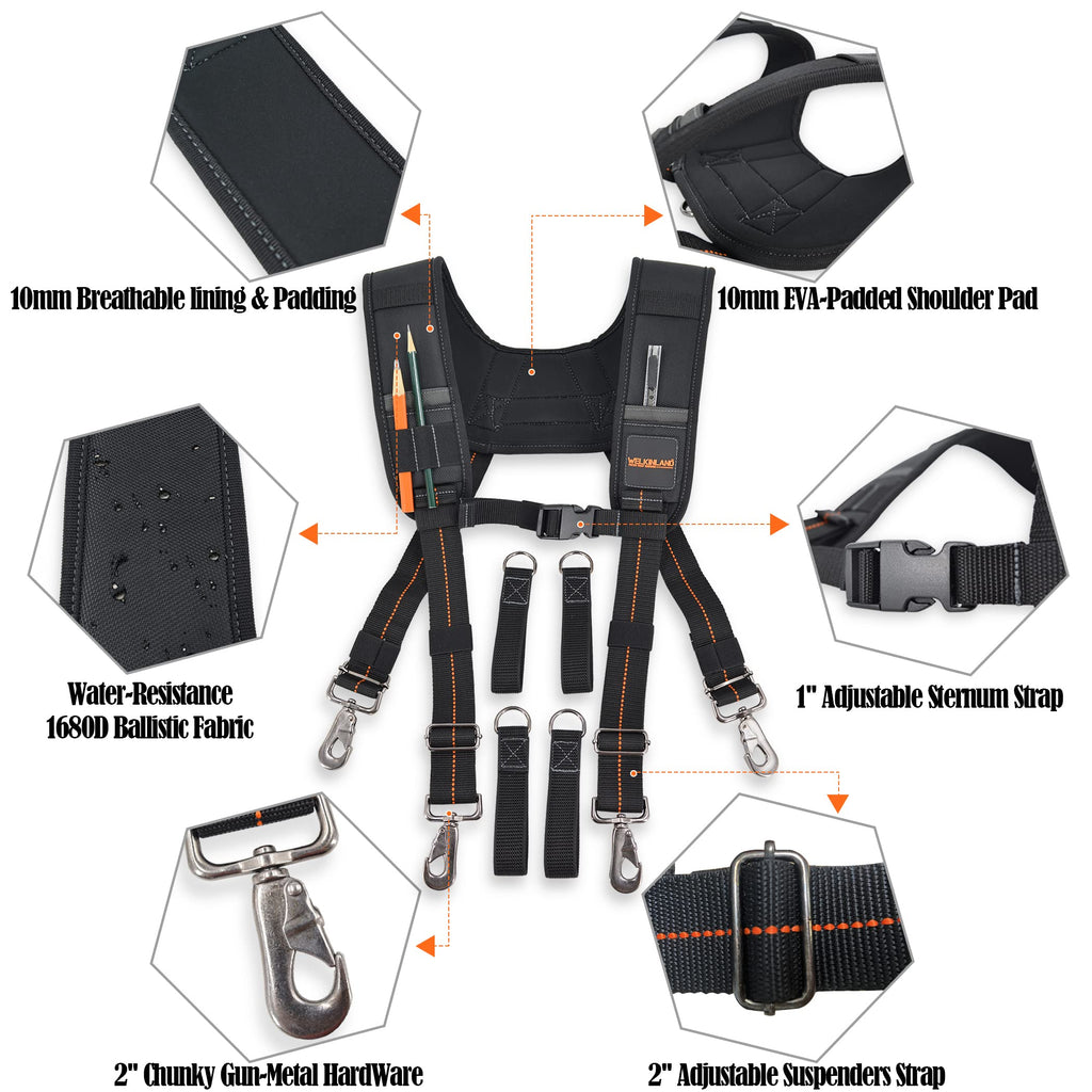 Padded Tool Belt Suspenders B147202
