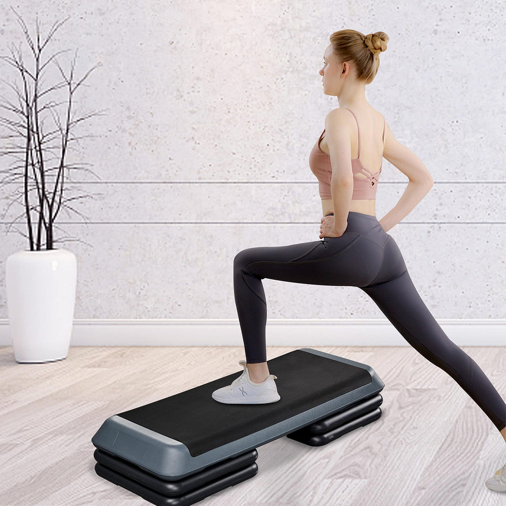 43in 3-Level Adjustable Aerobic Step Platform G28330