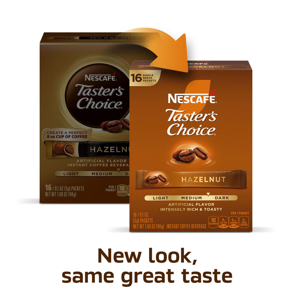 Hazelnut Flavored Coffee 8 Boxes 128 Packets V5105