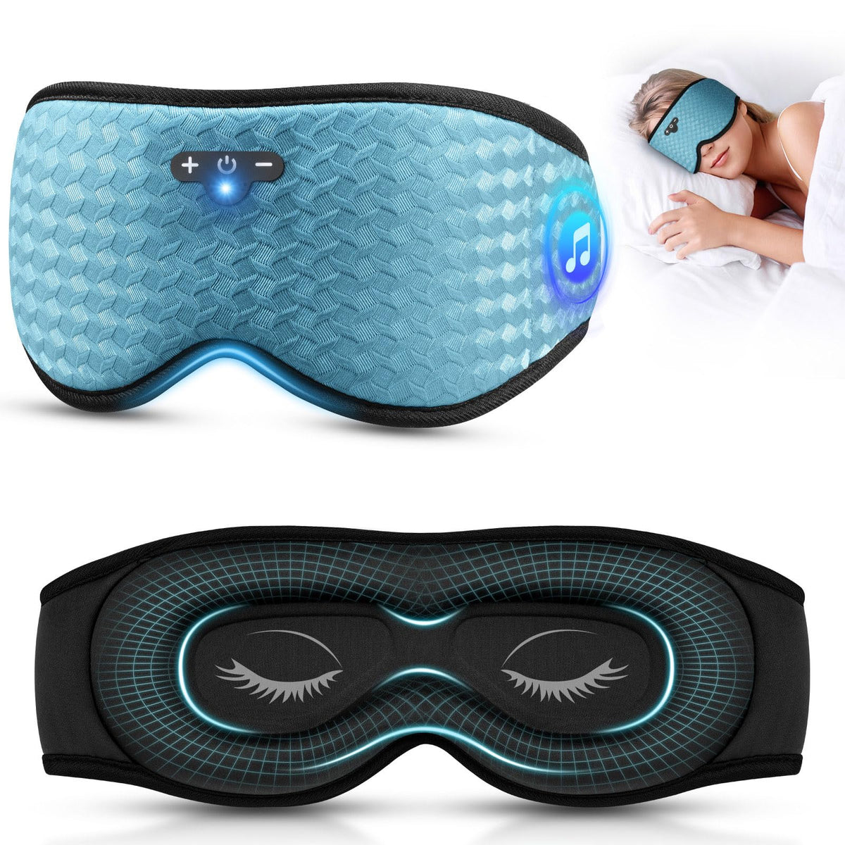 Adjustable Bluetooth 3D Sleep Mask D217994