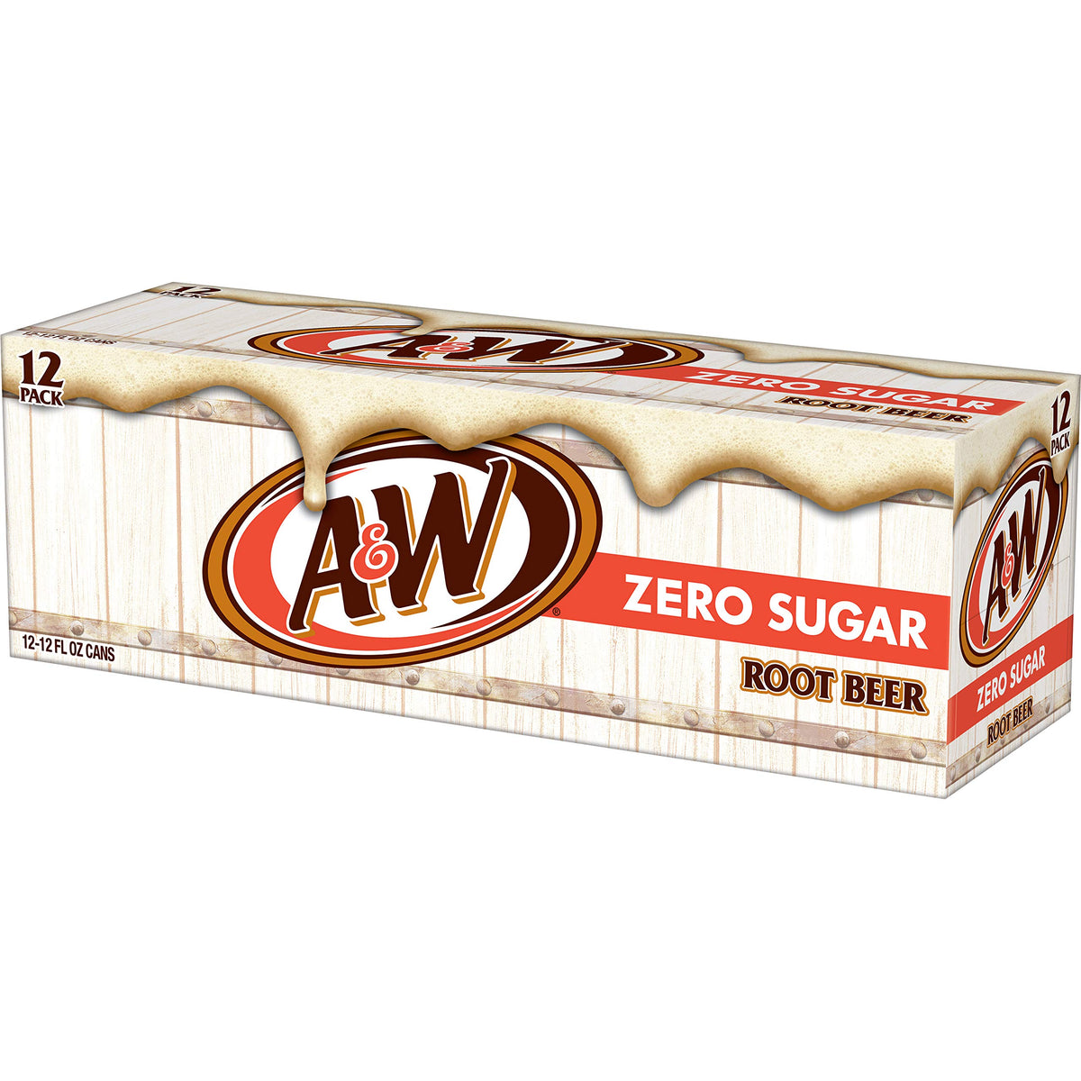 Zero Sugar Root Beer Soda, 12 fl oz cans, 12 pack N5221