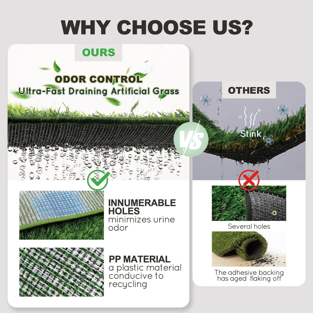 Dog Grass Pad with Tray D743