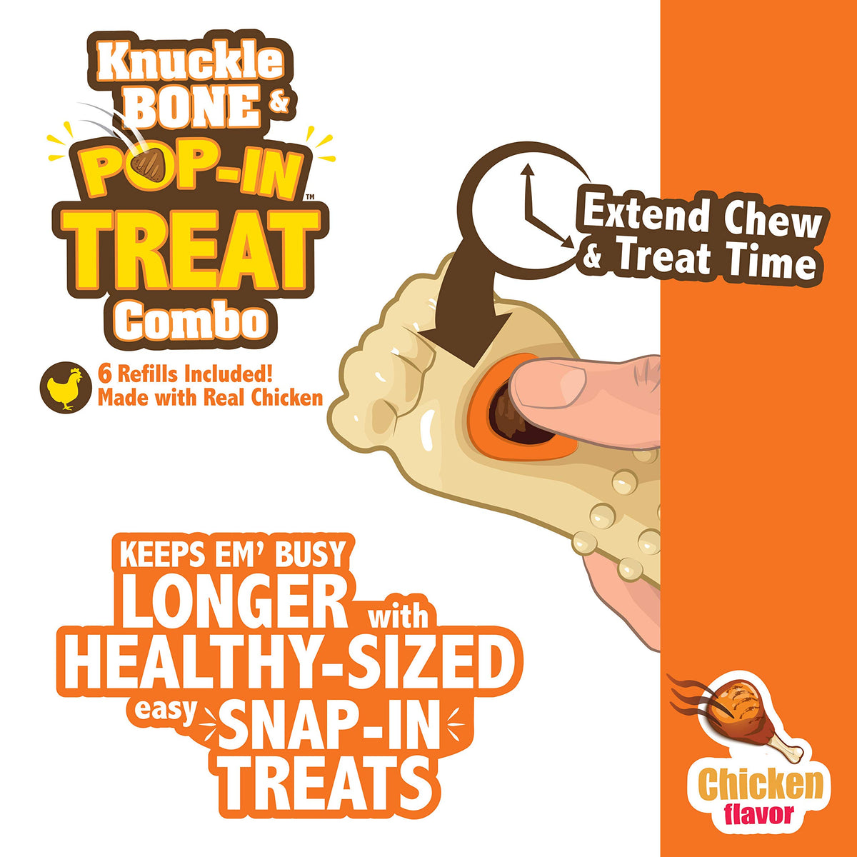 Chicken Dog Treat Refills, 90 Count G12302