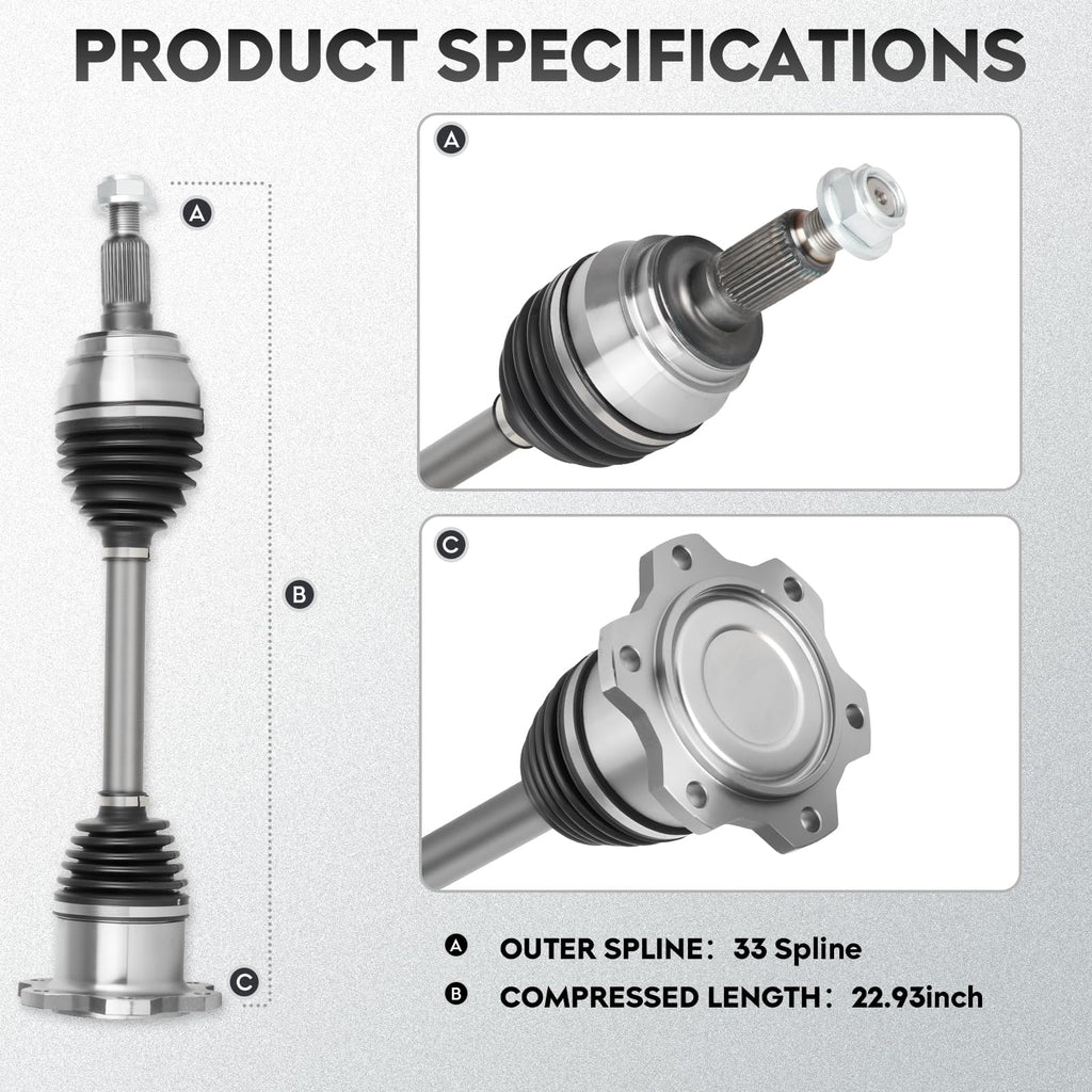 CV Axle Shaft Assembly Y3245